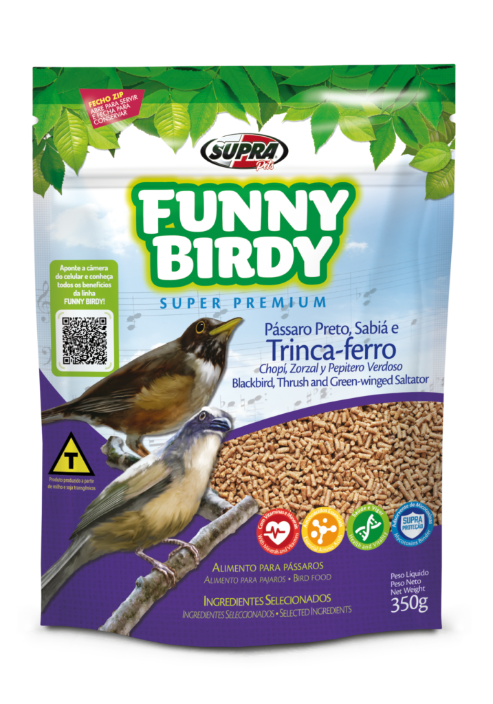 Funny Birdy Pássaro Preto, Sabiá e Trinca-ferro – Alisul - Alisul