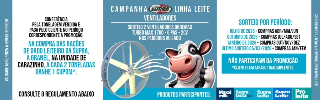 Regulamento da Campanha Supra Linha Leite - Ventiladores